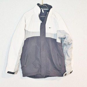 Nike Black White Jacket Hidden Hood Men’s